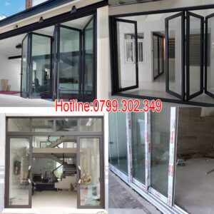 Các kiểu mở của cửa nhôm kính (mở trượt, mở quay, xếp trượt...)