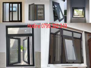 Một số cửa sổ nhôm kính phổ biến